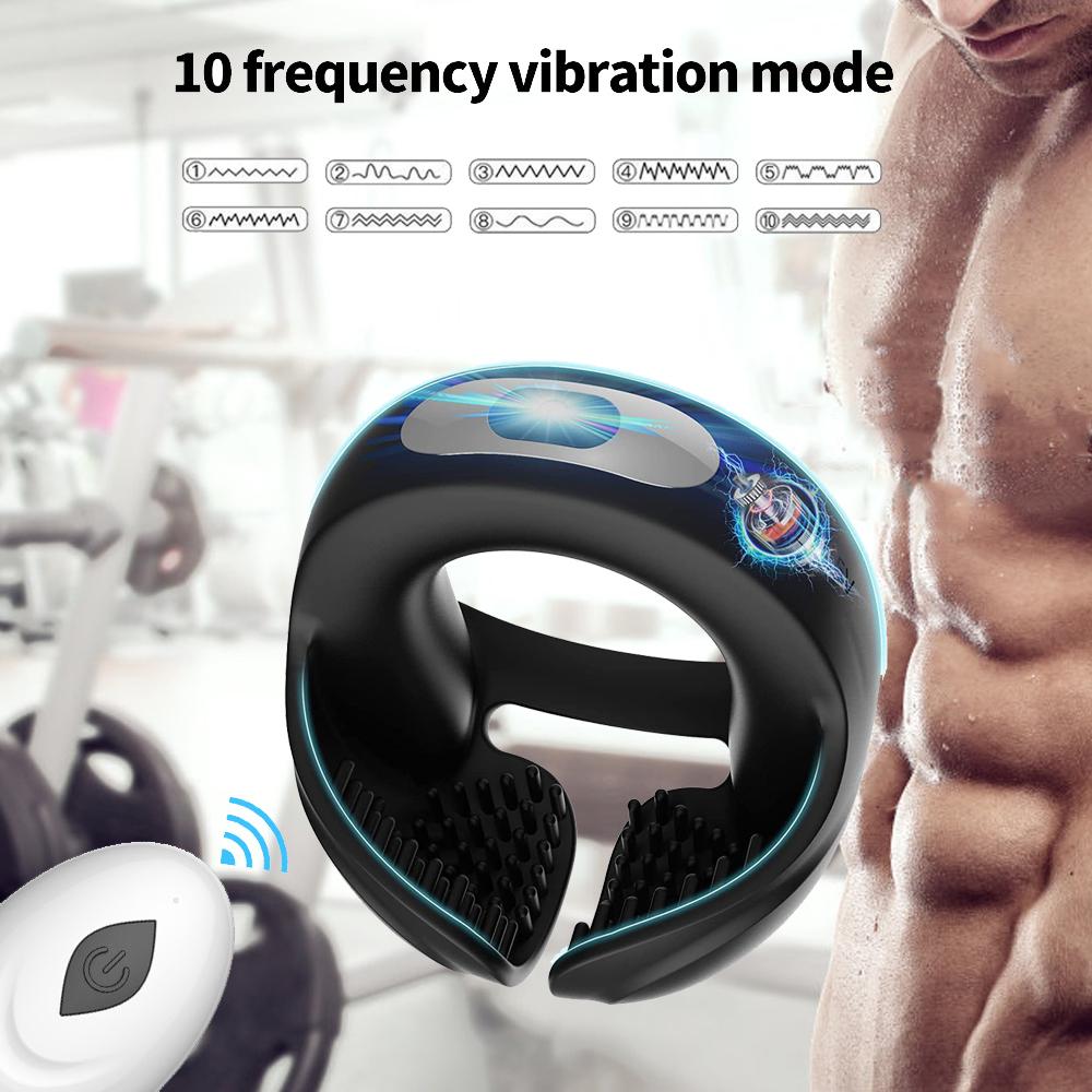 Males Delayed Ejaculating Penis Rings Pantie Testicle Vibrators Sissy Chastidy Cock Cage Adult Supplies Sex Toys For Men Gay