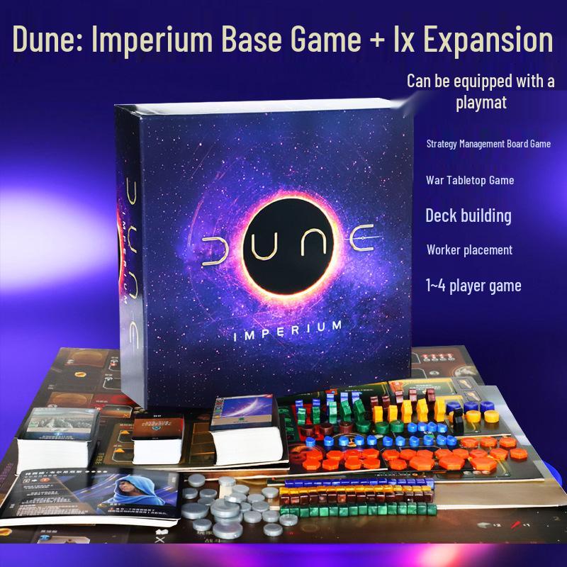 Gioco da tavolo Dune Imperium: Espansione Ix Rising, 1-4 Giocatori