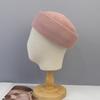 Fashion Summer Hard Berets Caps Mesh Breathable Painter Hat Outdoor Adjustable Women Sun Hat Pillbox Hat