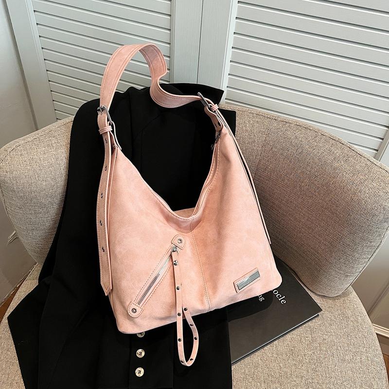 Bag Lazy Wind Underarm Bag New Large Capacity Tote Bag Wide Shoulder Strap Single Shoulder Casual Backpack