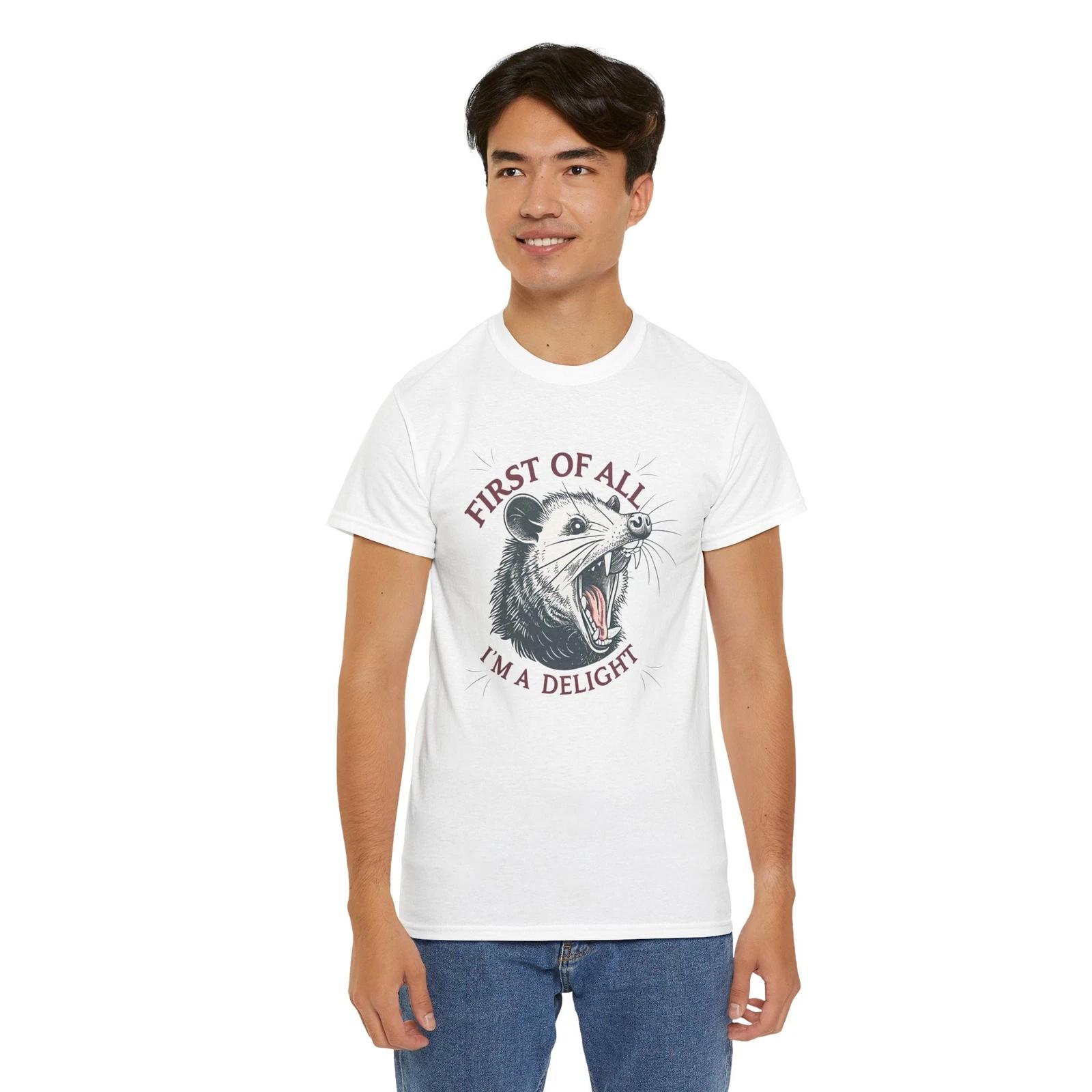 Funny Expression T-Shirt | Bold & Sarcastic Design | First of All I m a Shirt M