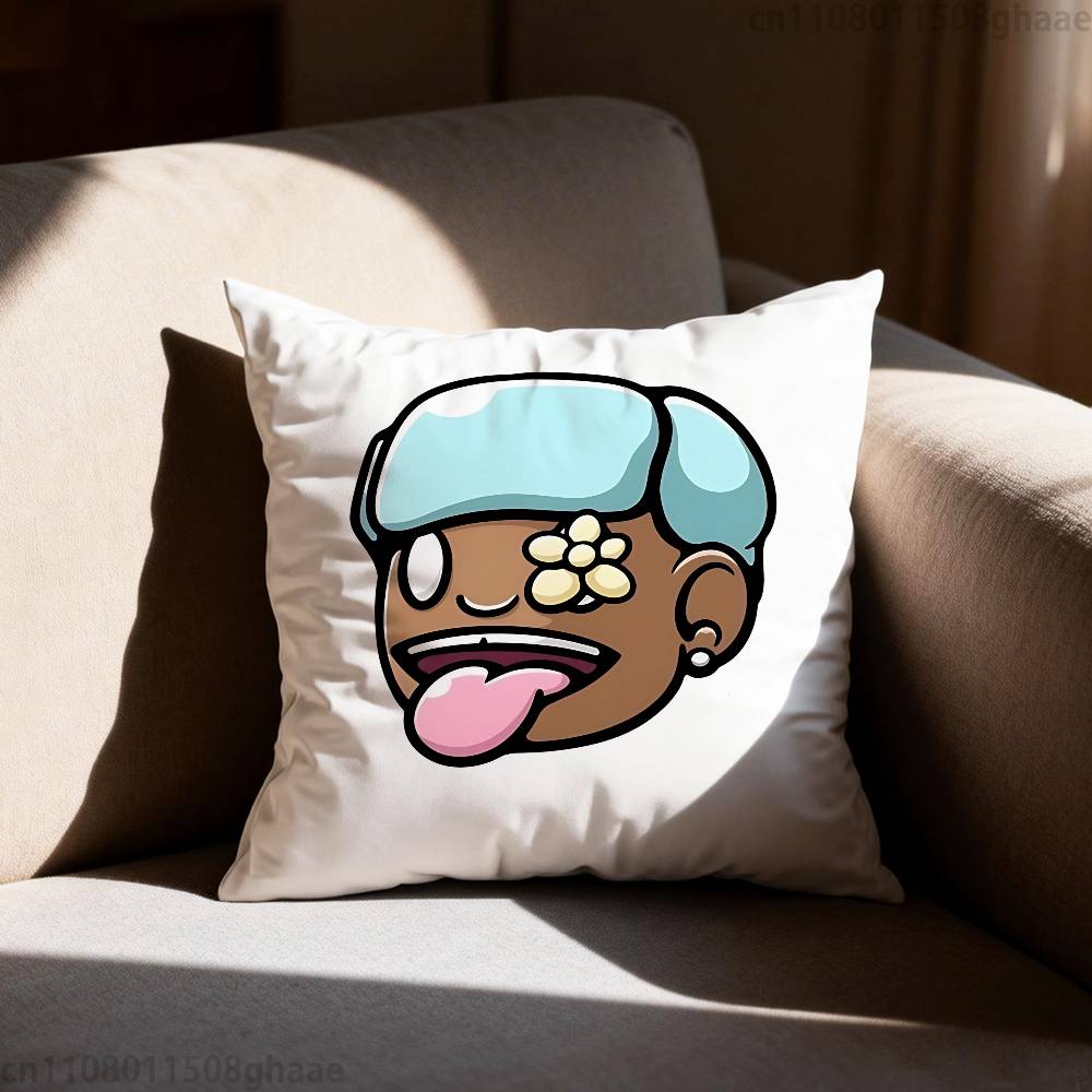 TTyler Funny CCreator Pillow Case Sofa Living Room Bedroom Headboard Backrest Cushion Square Cushion Nap Time