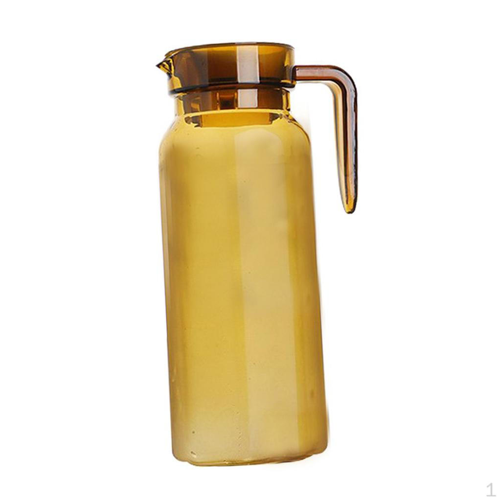 1100ML / 1500ML Akrylowy Dzbanek Dzbanek Woda Sok Herbata Karafka z Pokrywką i Filtrem