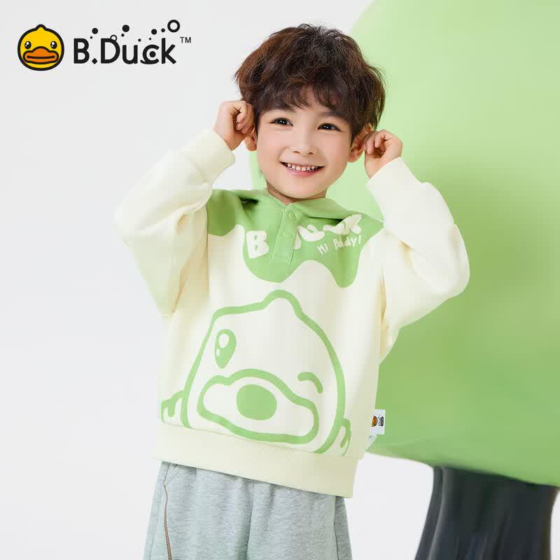 B.Duck Kids' Boys' Hooded Sweatshirt