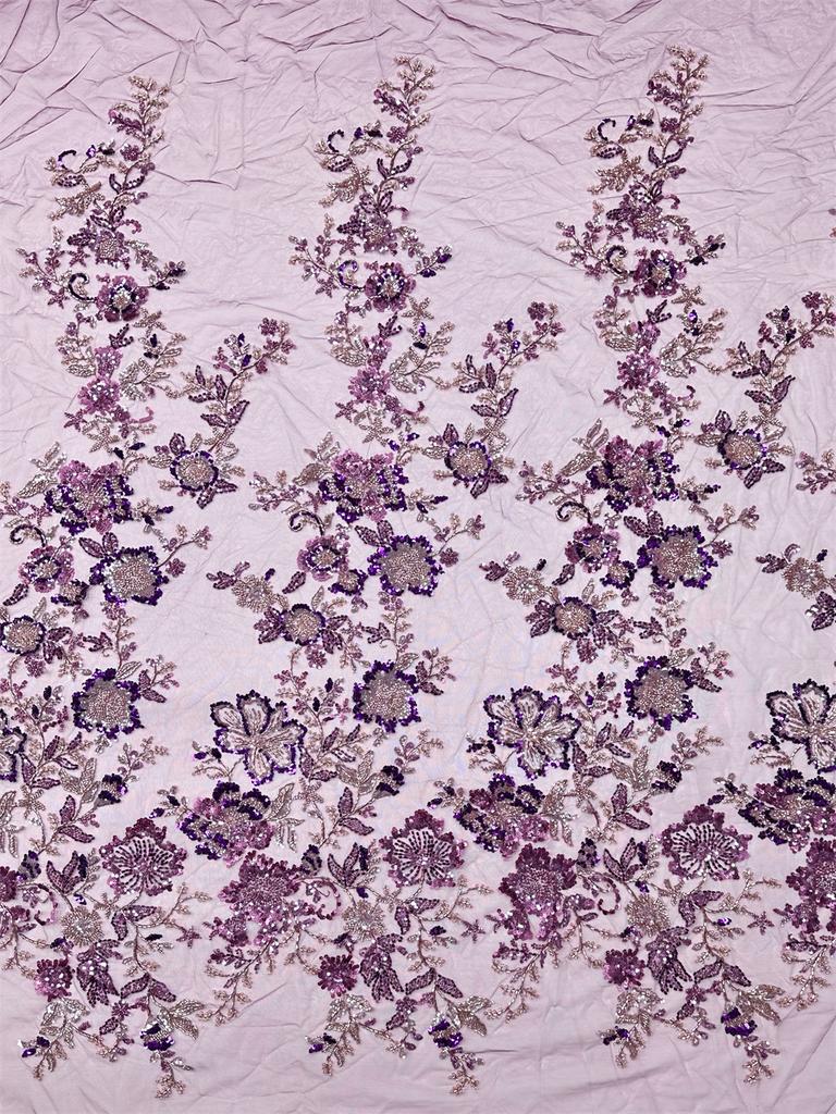 African French Mesh Beaded Lace Fabric 2025 High Quality Nigeria African Tulle Sequin Lace Fabric for Women Evening Party Dress