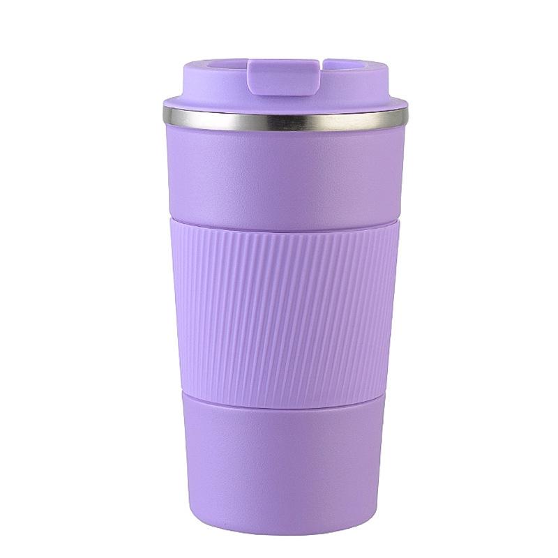 3rd Gen Stainless Steel & Silicone Insulated Coffee Cup - Portable, Stylish Business Gift with Logo Printing
