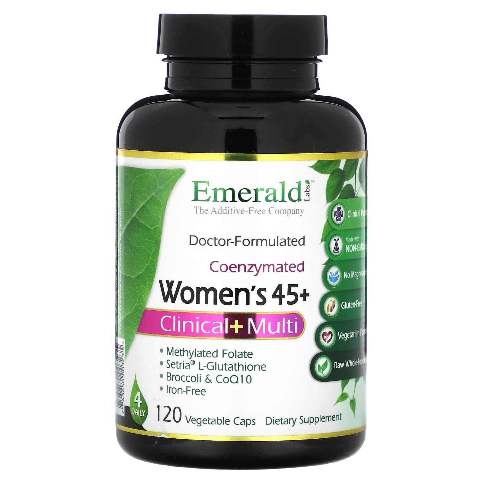 

For Women 45+, Clinical + Multi, Veggie Capsules 120