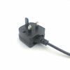 2 Pin To  3 Pin EU To UK Power Socket 250v Plug Converter New Charger  Travel