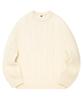 RANDOMOFF [Unisex] Réserve Cable Over Fit Knit [Ivory]