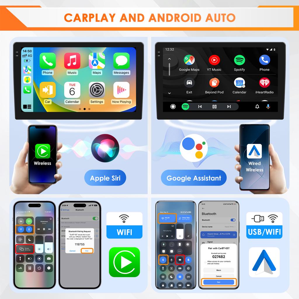 4G WIFI Carplay for Honda Accord 8 Acura TSX 2008 2009 2010 2011 2012 Car radio Android 12 Multimedia Video player 6115 Stereo