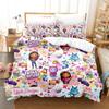 Gabbys Dollhouse Bedding Set Single Twin Full Queen King Size Bed Set Adult Kid Bedroom Duvet Cover Sets 3D Anime Bed Sheet Set
