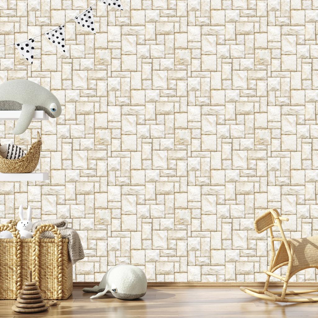 Brick and Stone Wallpaper for Living Room and Bedroom 50x1000