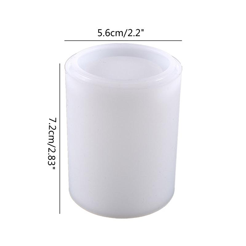 Silicone Resin Mold for Pen Holder Makeup Brushes Container Jewelry Storage DIY Resin Mould Casting Crafts Gift