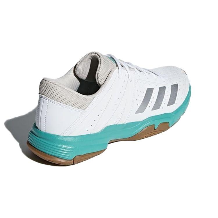 Adidas Wucht P3 Round Toe Lace-Up Synthetic Leather Non-Slip Low-Top Running Shoes Men Running Shoes White Blue DB2171