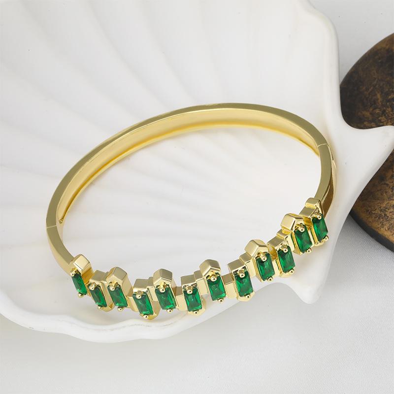 Retro Micro-paved Zircon Bracelet for Women, Niche Light Luxury Versatile Bracelet, Simple Fashion Jewelry
