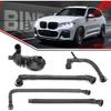 5Pcs Crankcase Vent Valve & Breather Hose Kit 11617504536 + 11611432559 + 11157532649 + 11617504535 + 11617501566 Compatible with BMW 325i 328i 525i