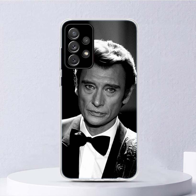 Johnny Hallyday Music Soft Case For Samsung Galaxy A51 A71 A50 A70 A21S Phone Cover A30 A20E A10 A31 A41 A6 A7 A8 A9 Shell Coque