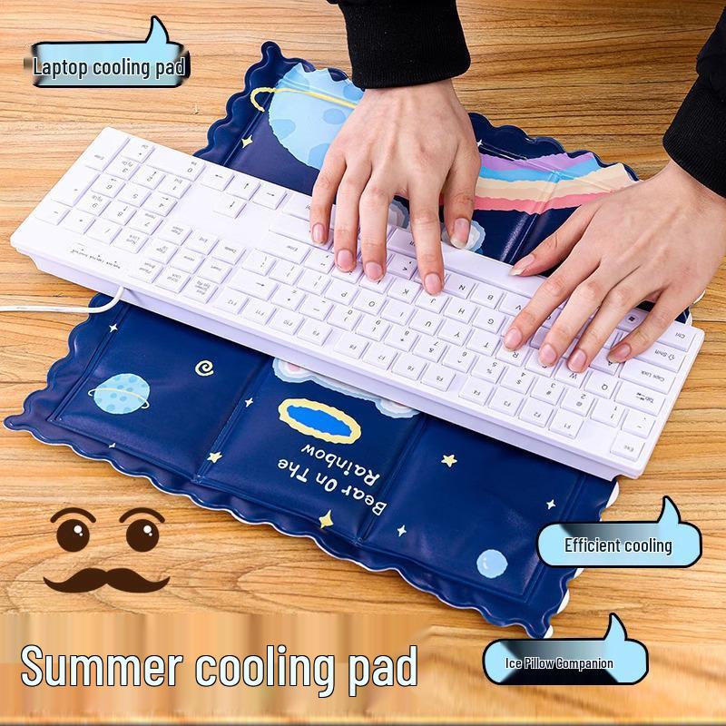 Cartoon Print Breathable Ice Pad: Summer-Winter Universal Seat Cushion