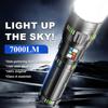 New Upgrade High Power Led Flashlights Super Bright Spotlight Tactical Flashlight Zoomable Outdoor Emergency Camping Torch