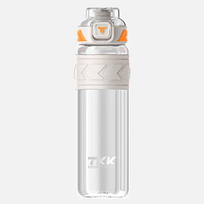 TKK 600/800/1000ml Sports Watter Bottle Tritan BPA-free Straw Portable Leak-proof Plastic Drinkware Outdoor Fitness Kettle