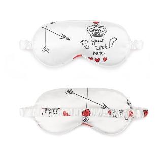 1Pc Printing Imitated Silk Sleeping Mask Eyepatch Eye Cover For Travel Relax Sleeping Aid Eye Patch Shading Eye Mask