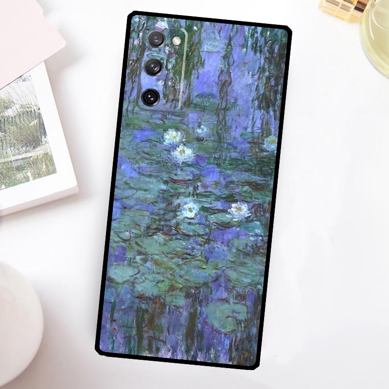 Claude Monet Kunst Malerei Handyhülle Für Samsung Galaxy S23 S24 Ultra S22 S20 S21 FE Note 20 10 S8 S9 S10 Plus Hülle