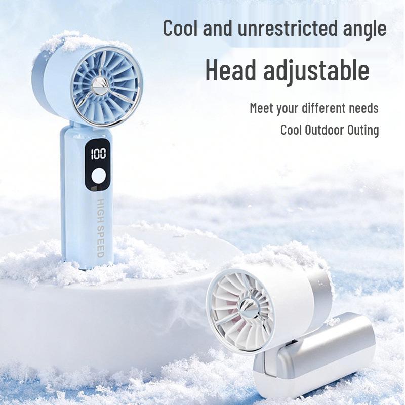 

Rechargeable USB 5-Speed Mini Handheld Fan – Portable, Strong Wind, Ideal for Outdoors. Mixed Colors