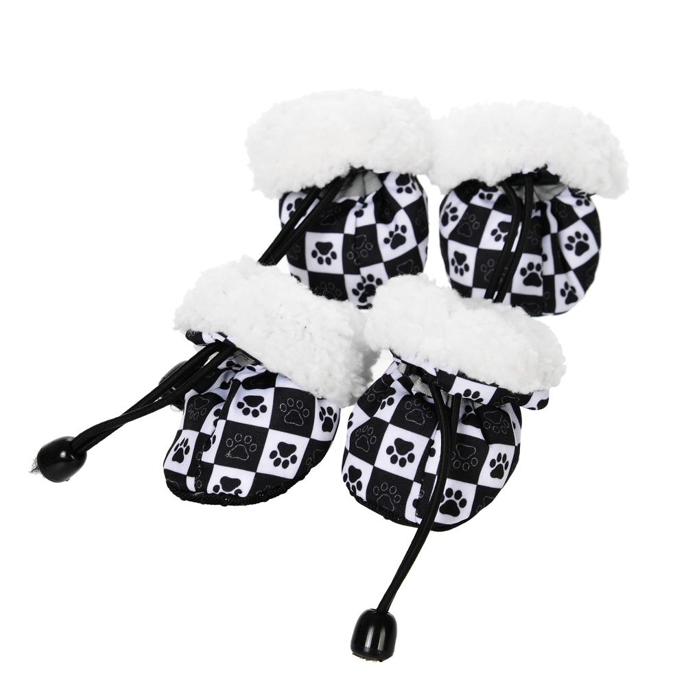 Pet Dog Shoes Waterproof Antiskid Puppy Shoes Chihuahua Walking Boots Winter Warm Puppy Cat Socks Pet Paw Accessorie