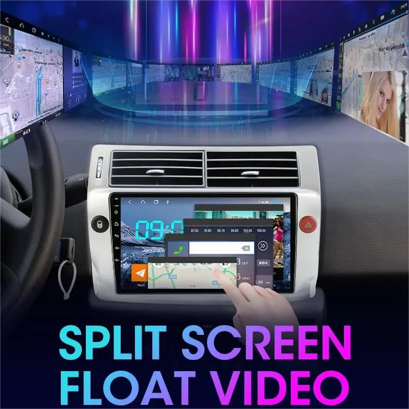 2 Din Android 13 Car Radio For Citroen C4 C-Triomphe Quatre 2004-2014 Multimedia Video Player GPS Carplay Car Stereo Host