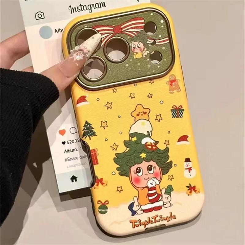Christmas Cartoon Star iPhone 17 Pro/16 Pro/15 Pro Case with Large Window