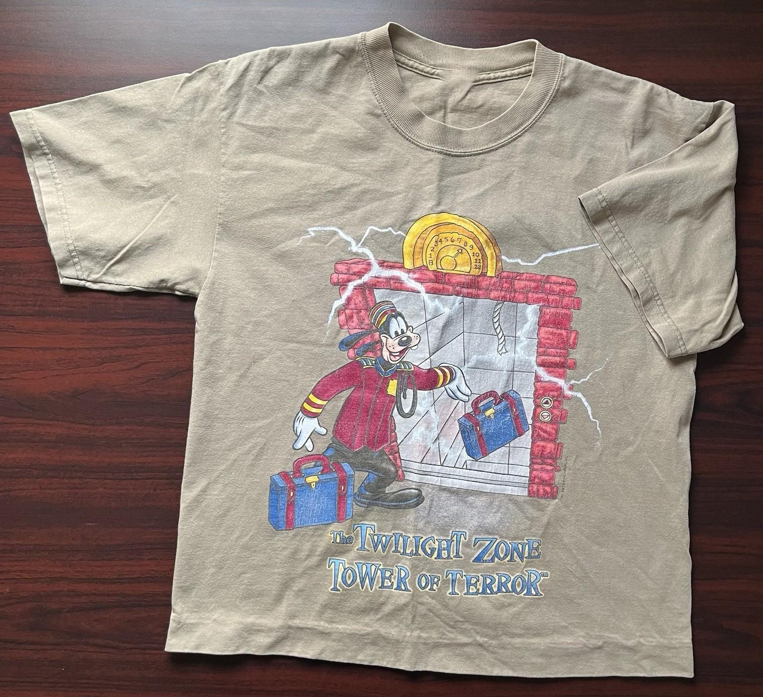 Дисней Сумеречная зона Башня Ужаса Гуфи Консьерж Рубашка Размеры S-5XL Перепечатка L