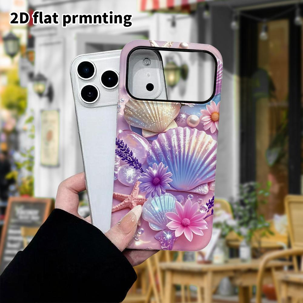 Phone Case: 2D Flat Design Suitable for iPhone 18, 17, 16, 15, 14, 13 Pro Film Protective Case, Couple Style, Dreamy Flower Sea, Christmas and Hallowe