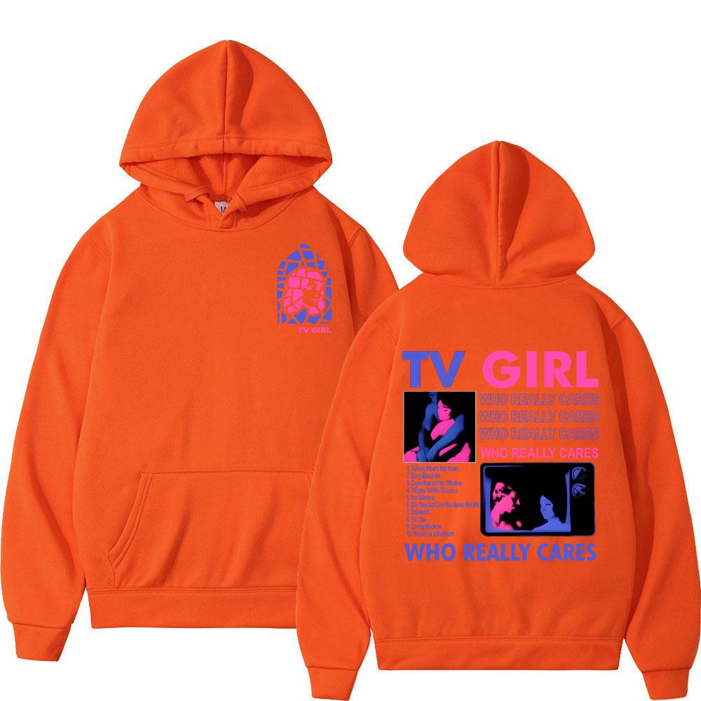 TV Girl Men's printed hoodie retro fashion Sweatshirt Harajuku Y2k hoodie