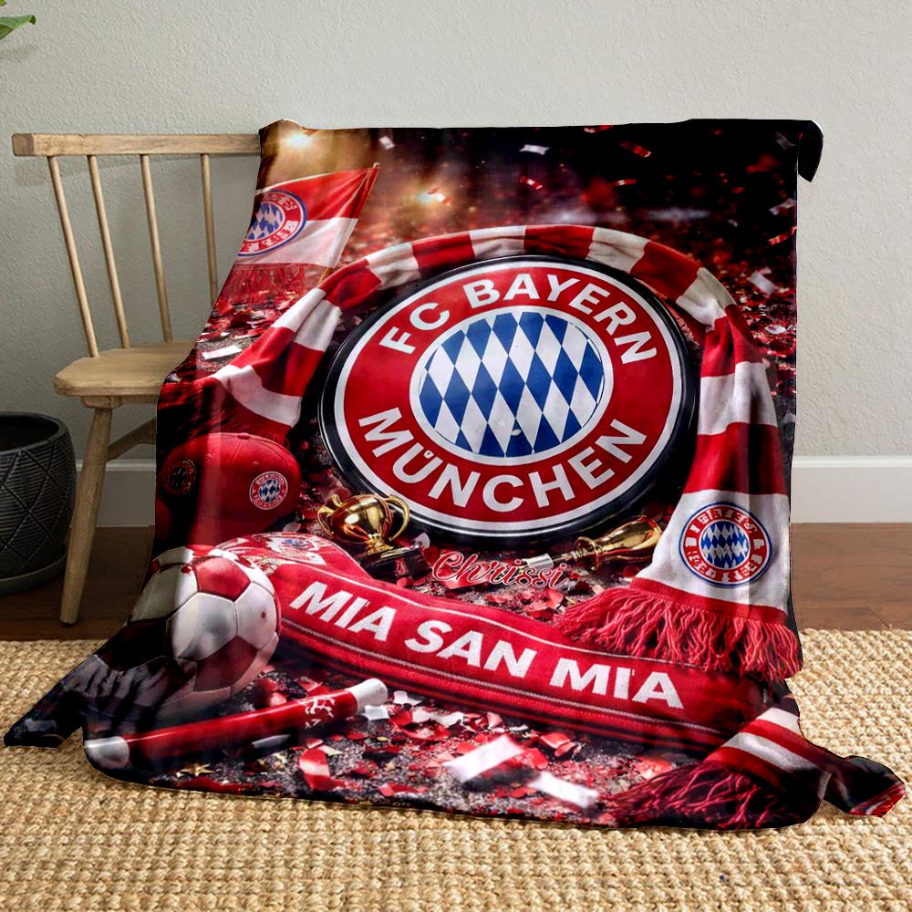 FC Bayern Munich Designed Flannel blanket for bedroom, living room, sofa, and nap