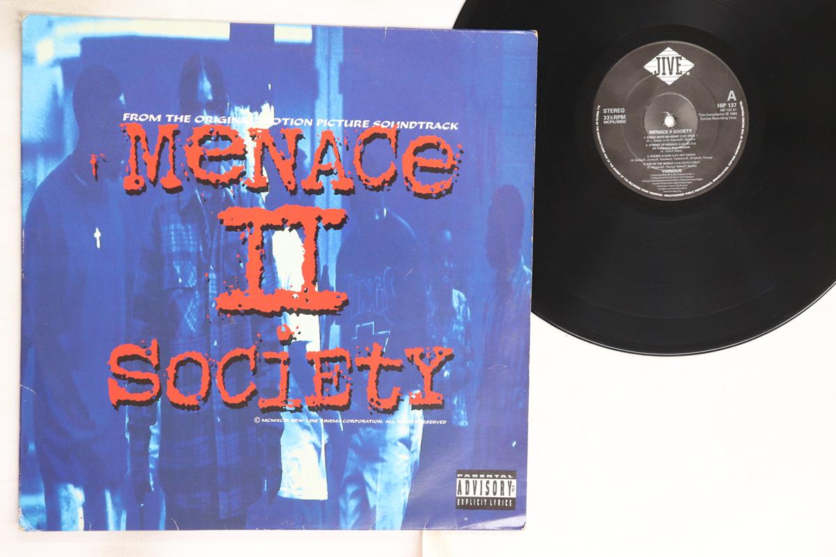 

LP Record VARIOUS - Menace Ii Society HIP137 JIVE 1993 UK Rap & Hip-Hop/R&B Used