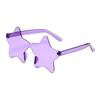 3 Star Trendy Sun Sunglasses Lightweight Pairs Frameless Glasses Fun Star Glasses