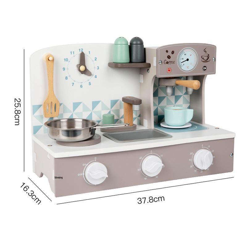 Wooden Pretend Play Kitchen Stove for Children s Early Education and Role Play in Kindergarten