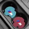 Wildleder Auto Rutschfest Wasserbecher Isolierpad Dekorative Wasseruntersetzer Für BMW M E46 E90 E60 F10 F30 F20 E39 E36 X5 E70 F25 F15