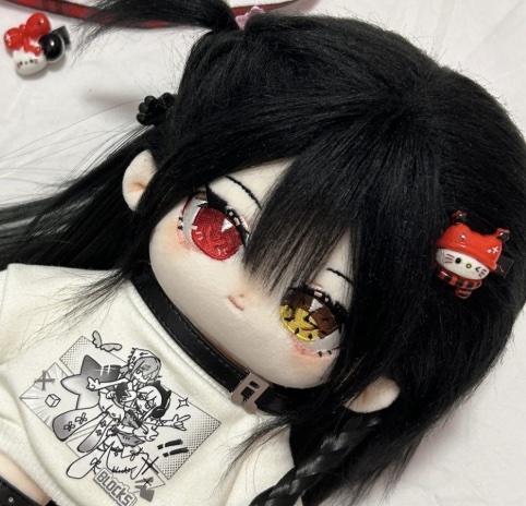 Stuffed 20Cm Novel Date A Live Tokisaki Kurumi Cosplay Plush Doll Cartoon Toy For Kids Gifts Birthday Present Ornament