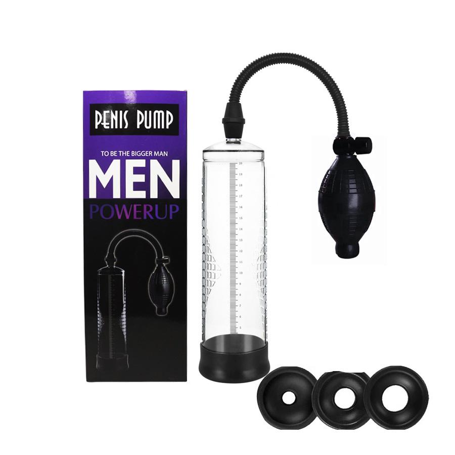 Penis Pomp Vacuum Pump Voor Penis vergroting Male Enhancement Big Erectie Cock Pomp Masturbator Penis Trainer sex toys for
