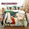 Frieren Beyond Journeys End Bedding Set Single Twin Full Queen King Size Bed Set Kids Bedroom Duvetcover Sets bed s set