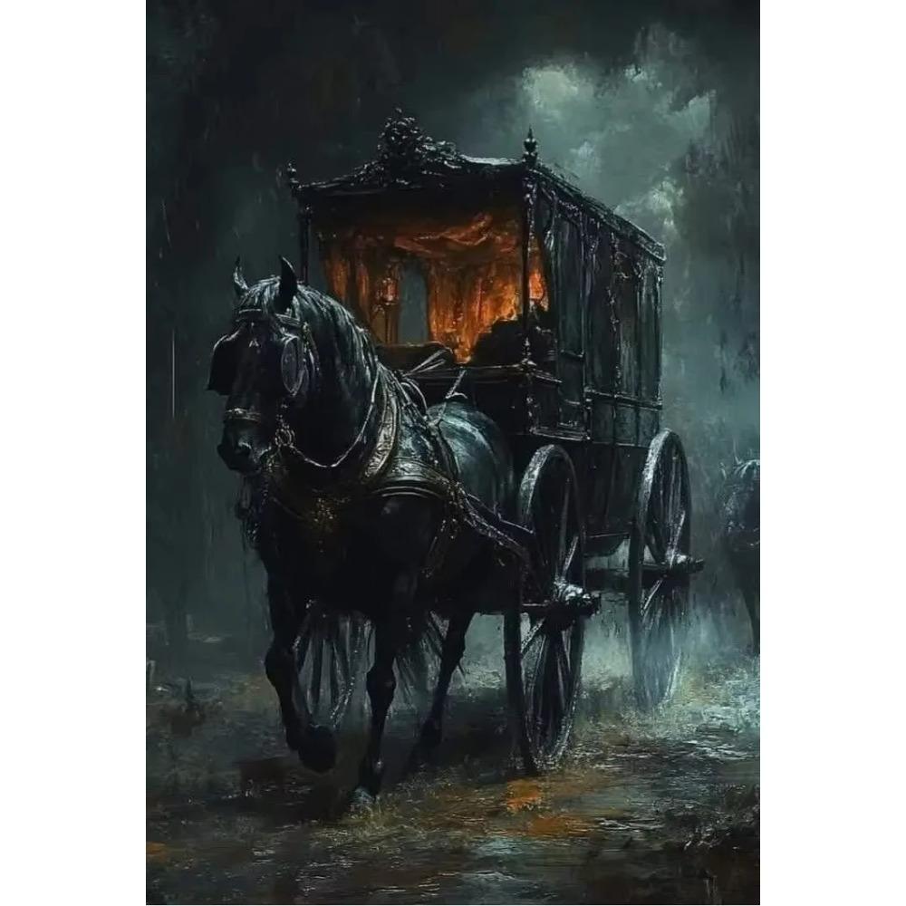 Dark Academia Art The Witch Demon Poster Prints For Living Room Home Decor Magic World Gothic Crow Canvas Painting Wall Art G