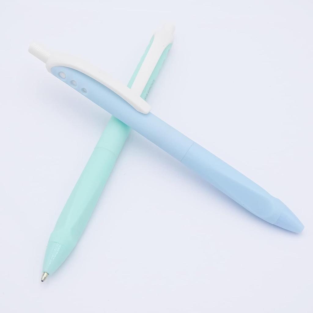COLNK Assorted Colors Ballpoint Pens, Medium Point 1.0mm,Comfortable Triangle Grip Colored Pen Ballpoint Set for Journaling Planner,Long Lasting