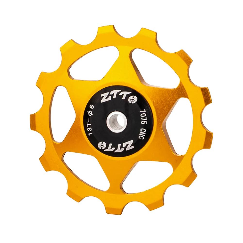 13T MTB Bike Bearing Guide Roller Aluminium Alloy Sealed Bearing Jockey Wheel Rear Derailleur Pulley Bike Derailleur Accessories