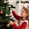 Velvet Christmas Tree Bows 18 Pieces Festive Rustic Christmas Velvet Ornaments Ribbon Bows Home Party Supplies for Staircase