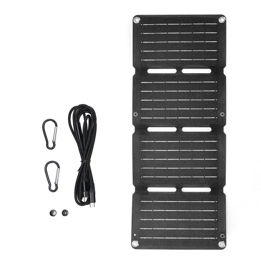 Solar Panel 10W Built in USB Port Monocrystalline Silicon Waterproofing Foldable Portable Solar