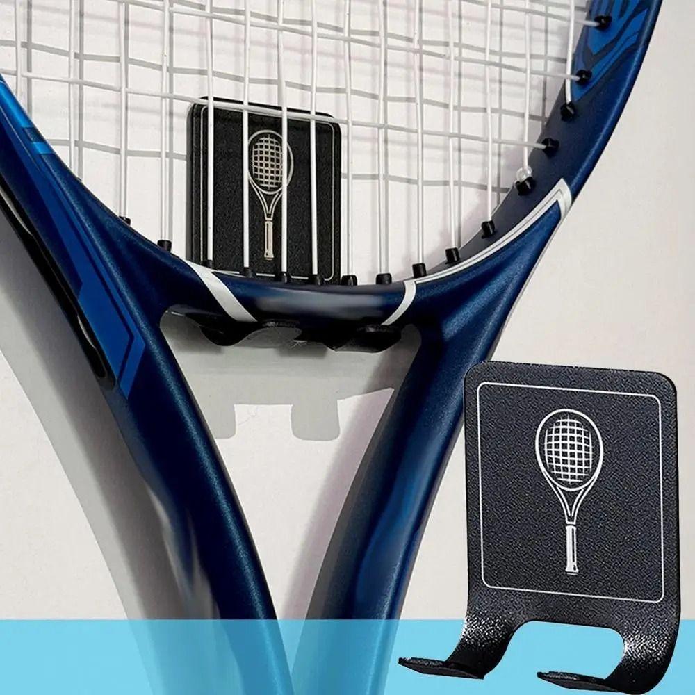 Wall Mounted Badminton Rackets Holder Self-adhesive Rackets Wall Hook New Tennis Racket Wall Rack