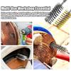2025+ 14-Piece Bore Brush Set 1/4" Hex Shank with Extension Bar for Power Drills,Impact Drivers,Grinders (8/10/12/15/17/19 mm)