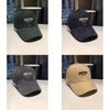 Boston Letter Embroidered Cotton Baseball Cap With Wide Brim For Street Style And Sun Protection