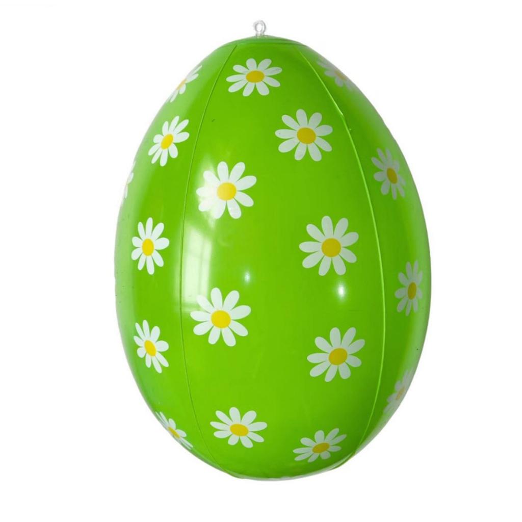 16 Zoll Oster-Aufblasball Outdoor Riesiger Ballon PVC-Bälle Anhänger Wiederverwendbar Hof Garten Ornament Osterparty Dekoration
